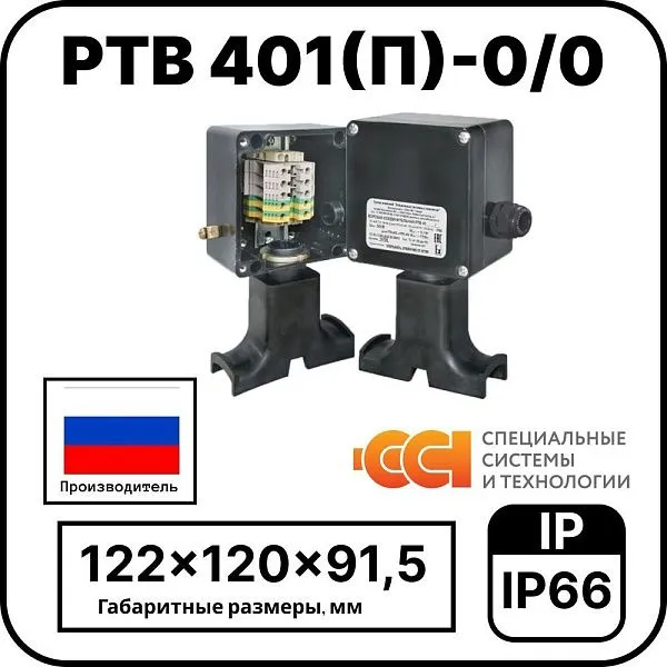 Коробка соединительная РТВ 401(П)-0/0 Mos-Obogrev.ru