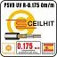 Кабель резистивный на отрез Ceilhit PSVD UV R-0.175 Om/m Mos-Obogrev.ru