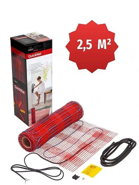 Греющий мат Raychem QuickNet (160 Вт/м2), R-QN-P-2,5M2/T0 Mos-Obogrev.ru