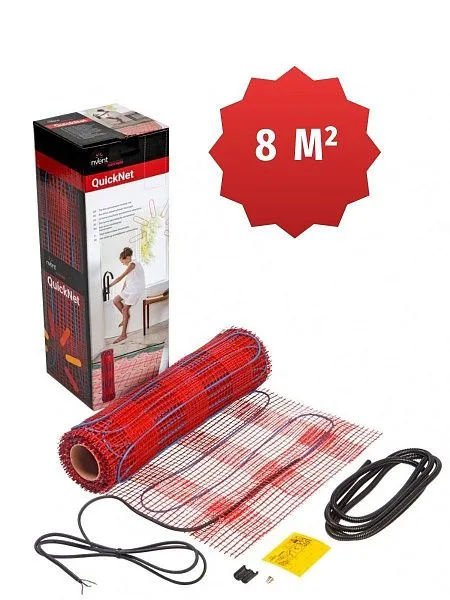 Греющий мат Raychem QuickNet (160 Вт/м2), R-QN-P-8,0M2/T0 Mos-Obogrev.ru