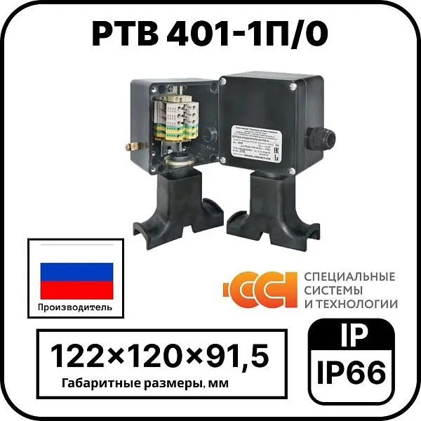 Коробка соединительная РТВ 401-1П/0 Mos-Obogrev.ru