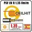 Ceilhit PSV UV R-1.35 Om/m Кабель греющий одножильный резистивный на отрез Mos-Obogrev.ru