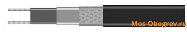 Саморегулирующийся греющий кабель 40VC2-F Mos-Obogrev.ru