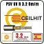 Ceilhit PSV UV R-3.2 Om/m Кабель греющий одножильный резистивный на отрез Mos-Obogrev.ru