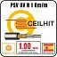 Ceilhit PSV UV R-1 Om/m Кабель греющий одножильный резистивный на отрез Mos-Obogrev.ru