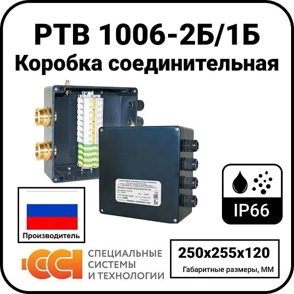 Коробка соединительная РТВ 1006-2Б/1Б Mos-Obogrev.ru
